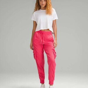 Lululemon Dance Studio Relaxed-Fit Mid-Rise Cargo Jogger Glaze Pink Size XS